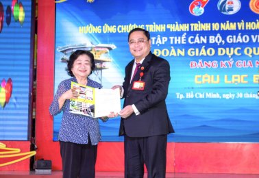 CB-CNV TĐGDQT Nam Việt hưởng ứng chương trình : Hành trình 10 năm vì Hoàng Sa - Trường Sa thân yêu.