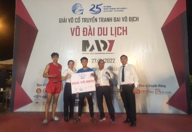 Võ sĩ Tập Đoàn GDQT Nam Việt Trở thành tân vô địch giải đấu MAD7
