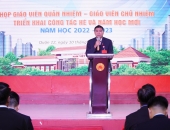 Tập đoàn GDQT Nam Việt tổ chức cuộc họp Giáo viên toàn trường triển khai công tác tổ chức khoá Hè và